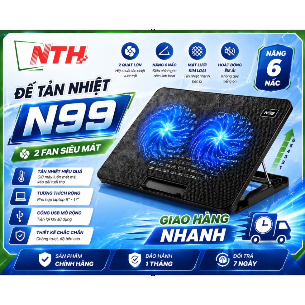 Đế tản nhiệt Laptop Cooling Pad | Shopee Việt Nam