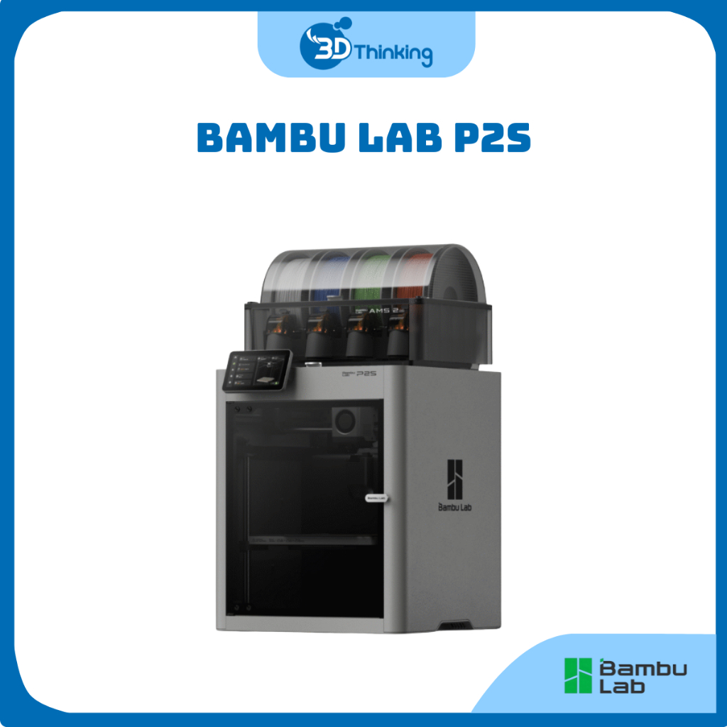 Máy In 3D Nhiều Màu Bambu Lab P2S Chính Hãng Bản Quốc Tế (Hỗ Trợ Kỹ Thuật Trọn Đời) | Shopee Việt Nam