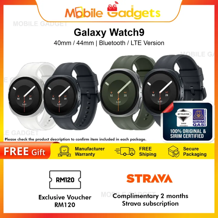 [Pre-order] Samsung Galaxy Watch9 40mm/44mm  | Bluetooth/LTE Version | 100% Original Malaysia New