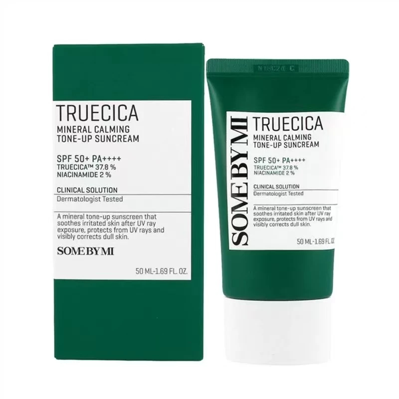 Kem chống nắng Truecica Mineral Calming Tone up SPF 50 PA + + +, 50ml | Shopee Việt Nam