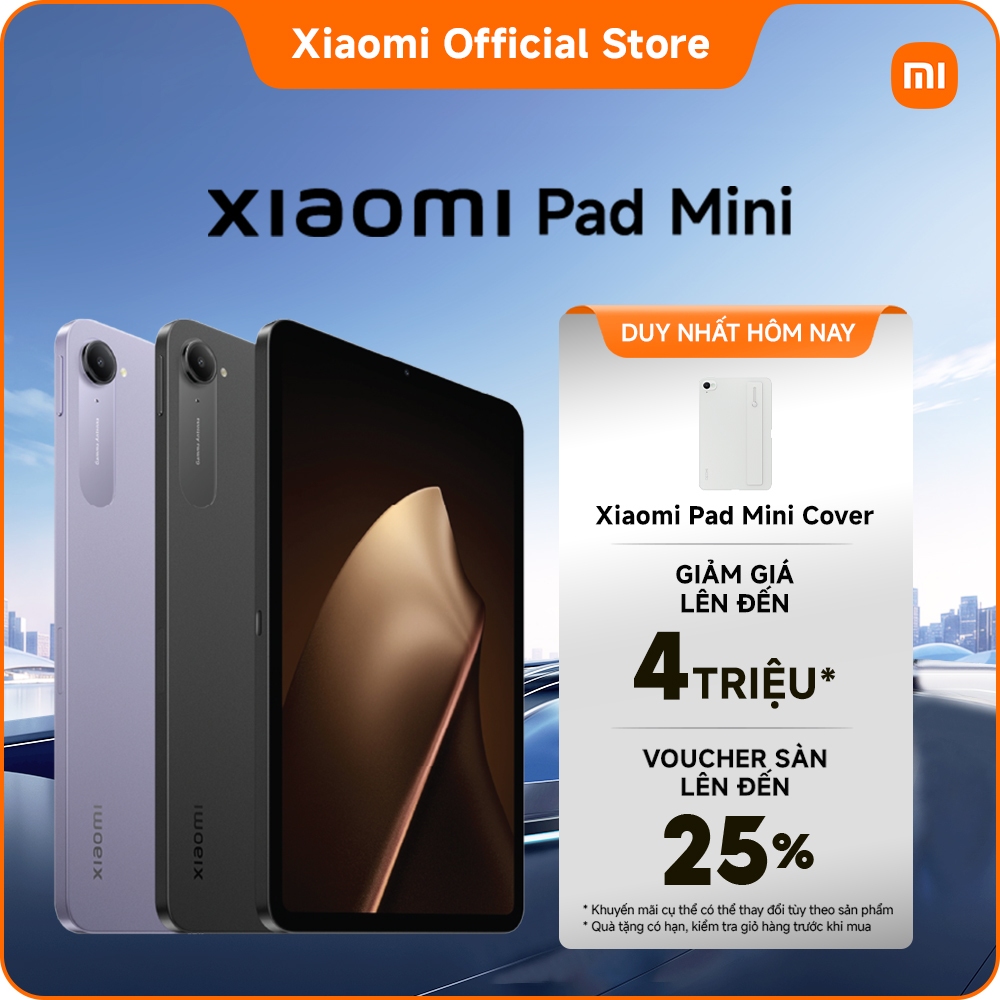 Xiaomi Pad Mini (8+256GB)｜Thiết kế 8,8" để cầm bằng một tay｜Cân bằng tính di động và hiệu suất｜Xiaomi HyperAI | Shopee Việt Nam