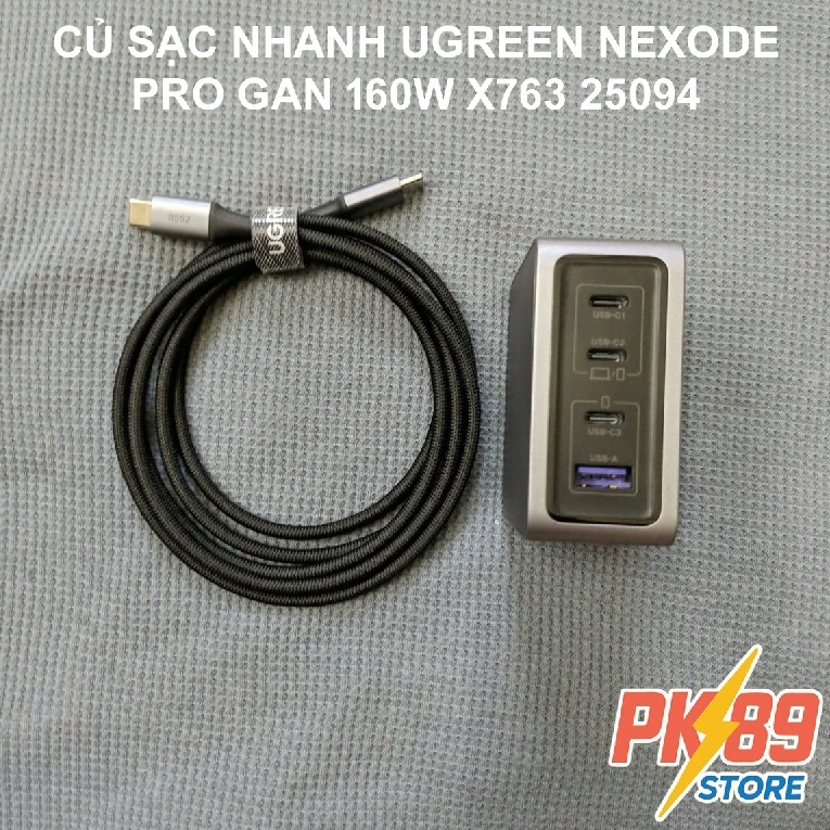 Củ sạc nhanh Ugreen Nexode Pro GaN 160W X763 25094 | Shopee Việt Nam