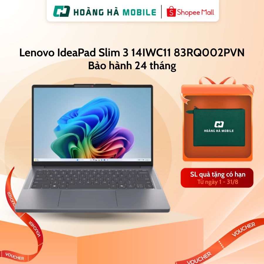 Laptop Lenovo IdeaPad Slim 3 14IWC11 83RQ002PVN (I5-320/8GB/512GB/14 inch/Win11) | Shopee Việt Nam