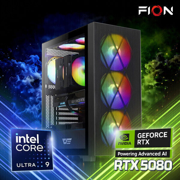 Intel Ultra 9 285K Rtx 5080 16Gb Gaming Assembled Pc Z890 1000W 4K Video Editing Desktop Computer