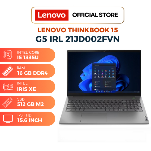 Laptop Lenovo ThinkBook 15 G5 IRL 21JD002FVN | Intel i5 1355U | 16GB | 512GB | Win11 | Shopee Việt Nam