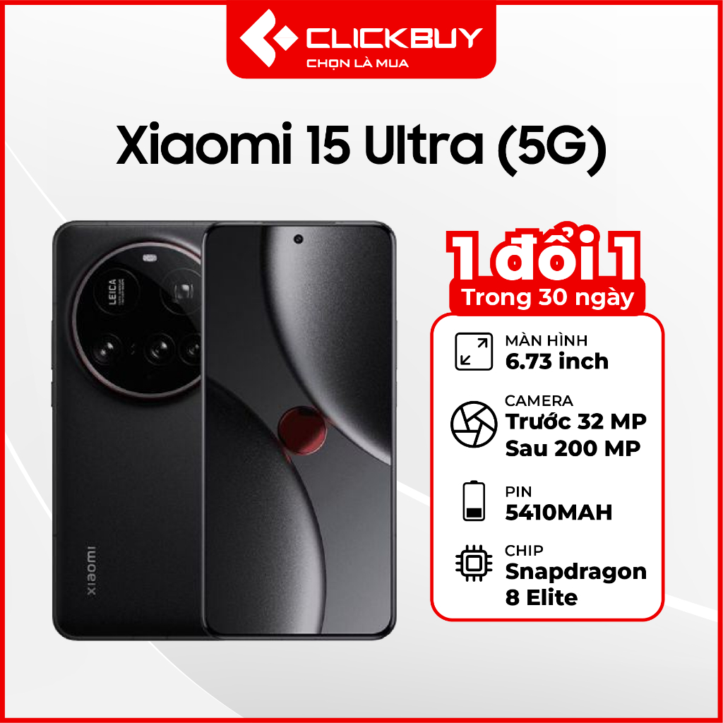 Điện thoại Xiaomi 15 Ultra (5G) 16GB 512GB Chính Hãng | Shopee Việt Nam
