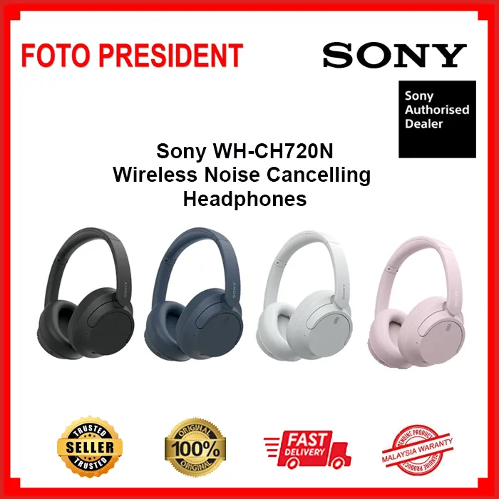 Sony WH-CH720N Wireless Noise Cancelling Headphones | Lazada Malaysia