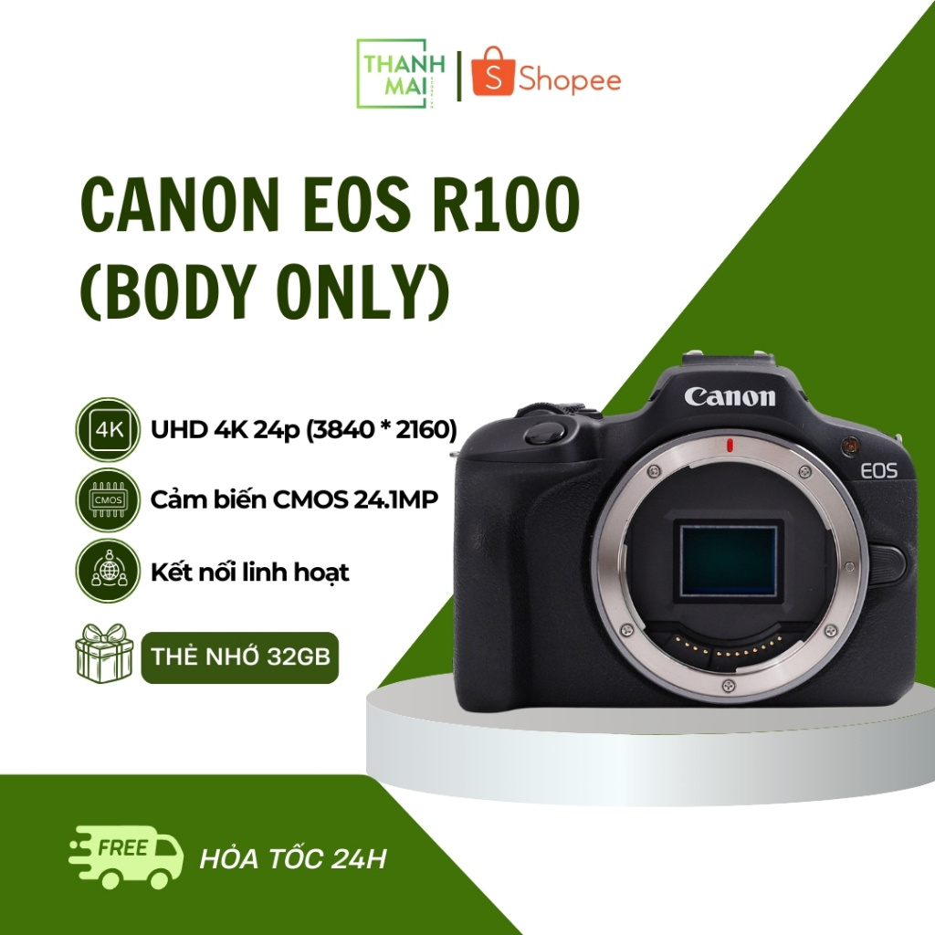 Máy ảnh Canon EOS R100 ( Body ) | Shopee Việt Nam