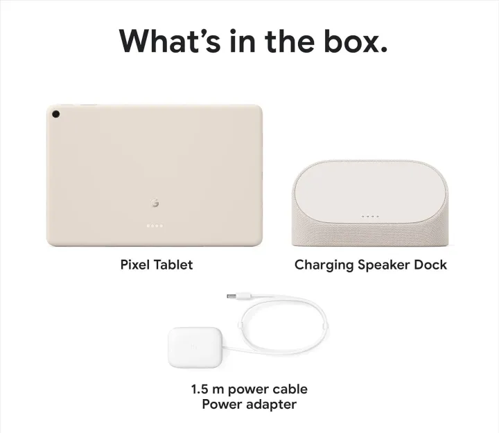 Google Pixel Tablet with Charging Speaker Dock - 128 GB - Porcelain | Lazada Malaysia