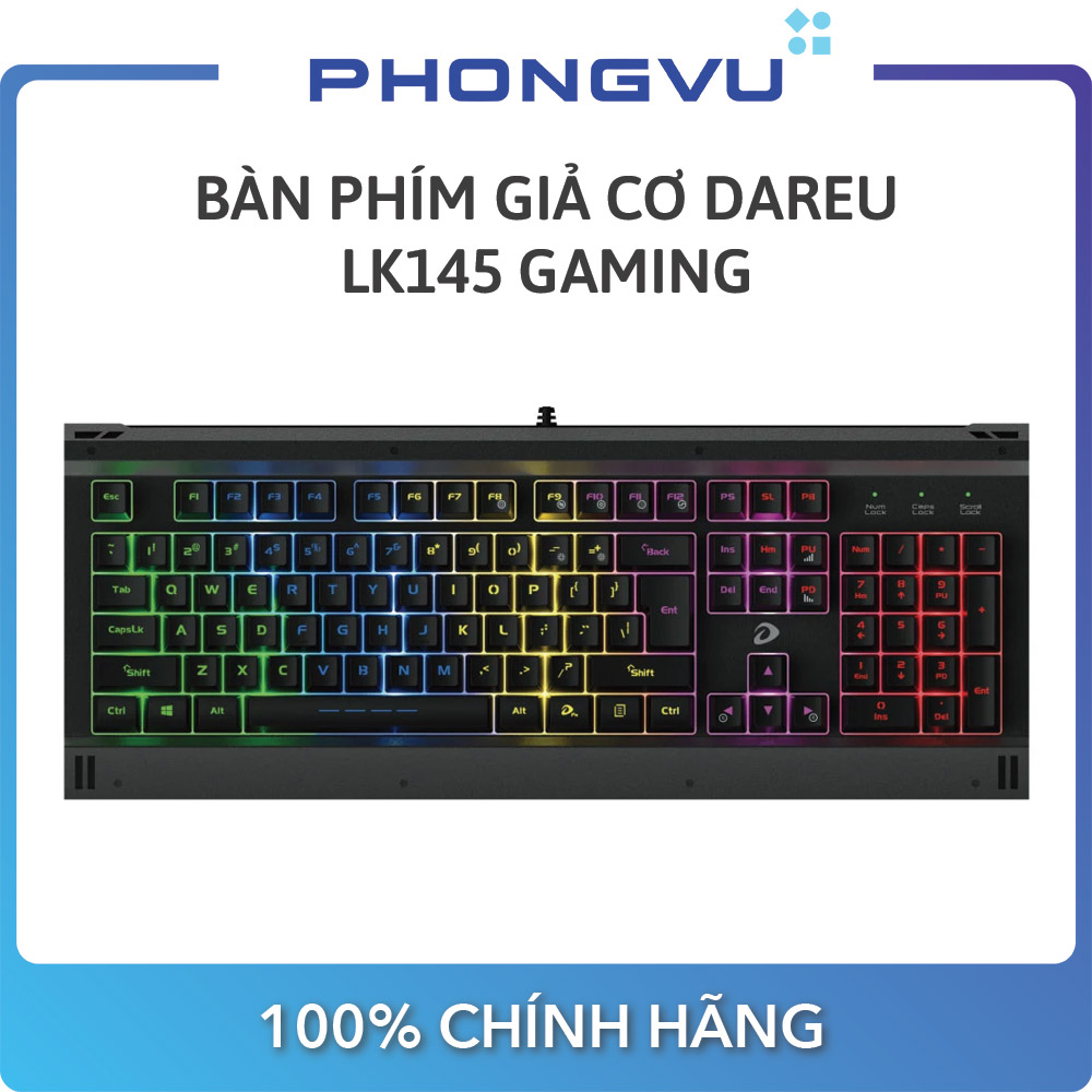 Bàn Phím Dareu LK145 Gaming đen - Bảo hành 12 tháng