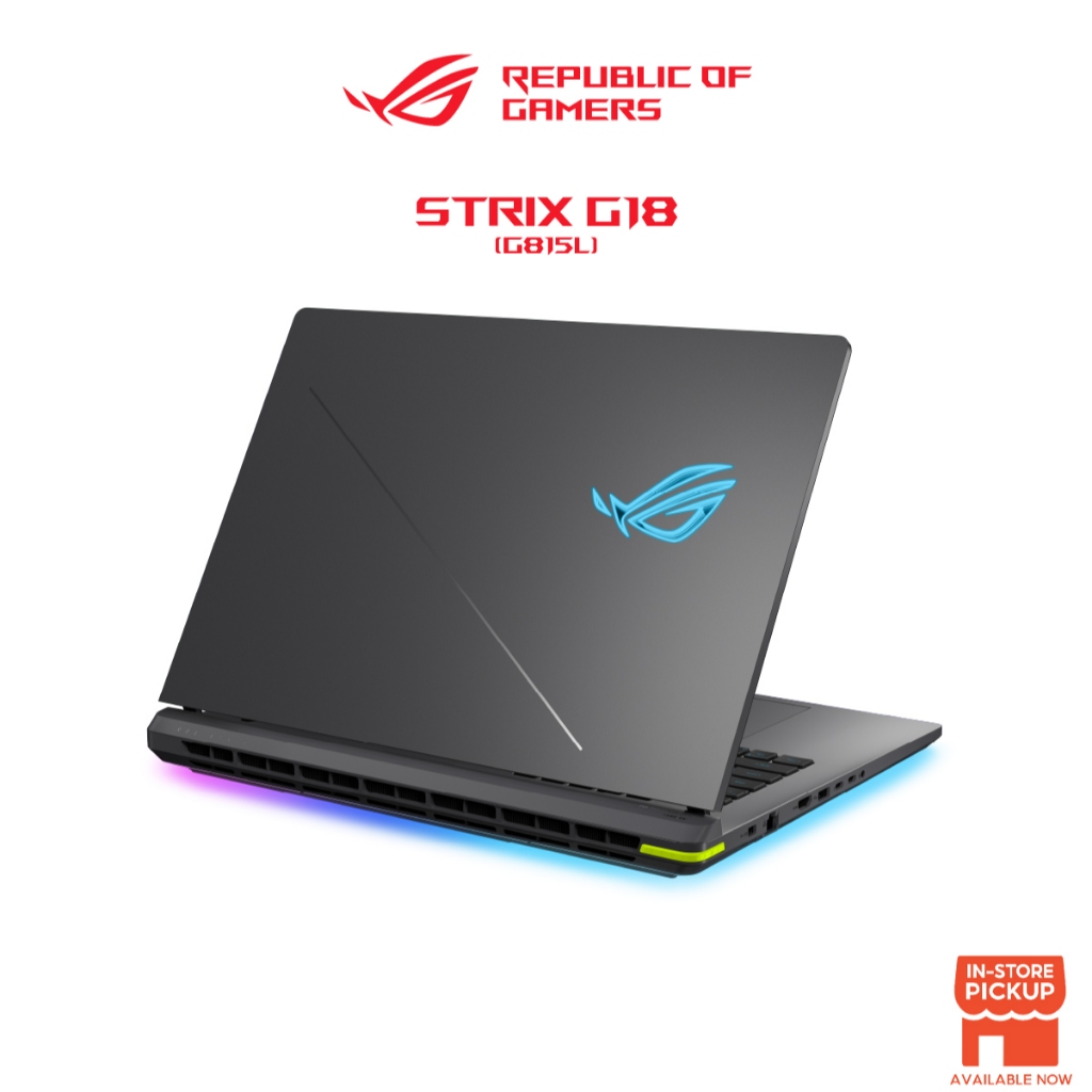 ROG Strix G18 2025 G815L-MS9063W U9-275HX/ 32GB DDR5/ 1TB 4.0/ RTX 5060 8GB/ 18" 2.5K 240HZ/ W11 | Shopee Malaysia