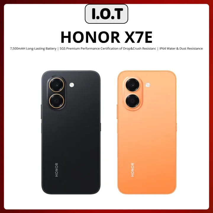 Honor X7E 4G (6+6+256) - 100% Original Warranty Honor Malaysia