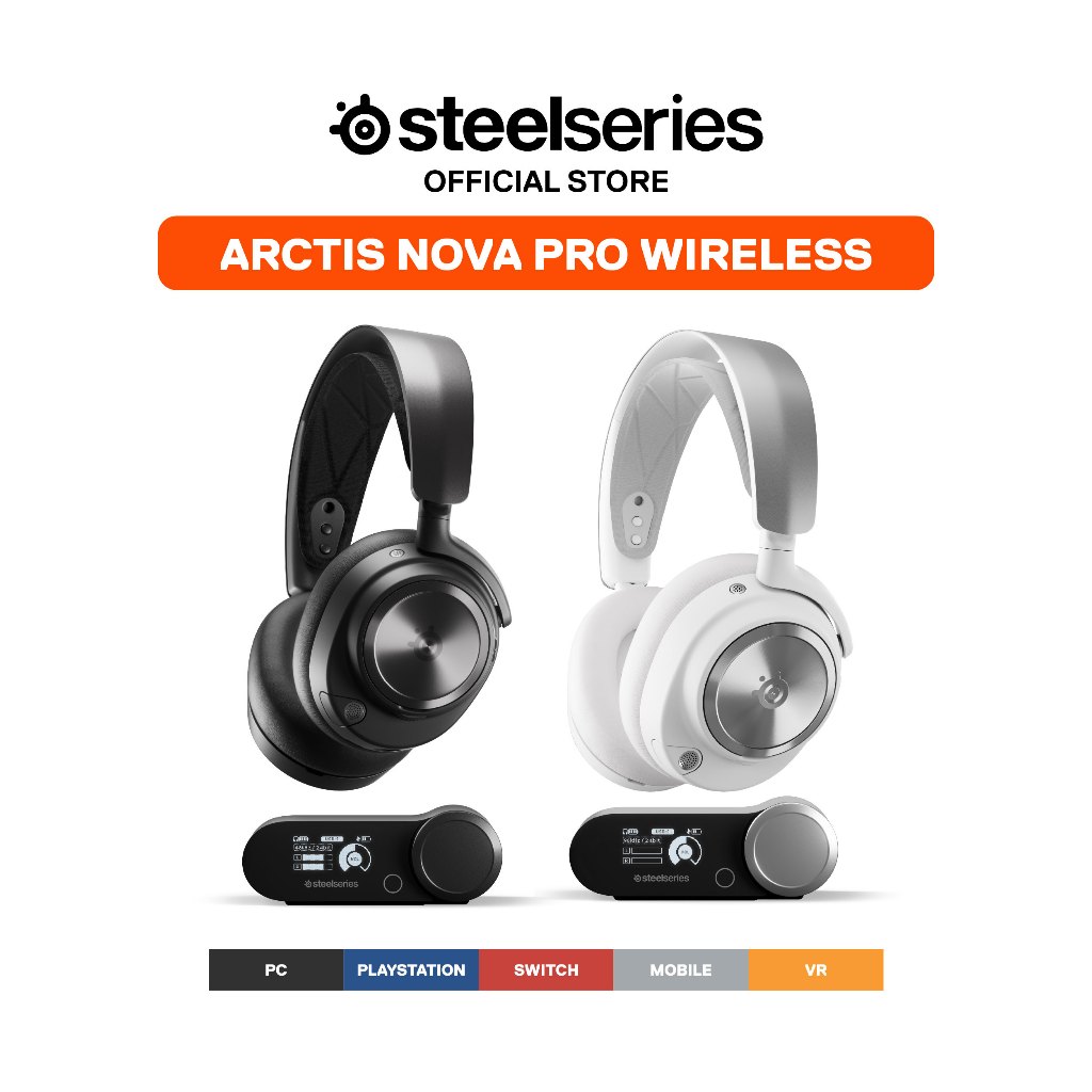Tai nghe gaming SteelSeries Arctis Nova Pro Âm thanh Hi-Res như phòng thu Pin thay nóng không gián đoạn | Shopee Việt Nam