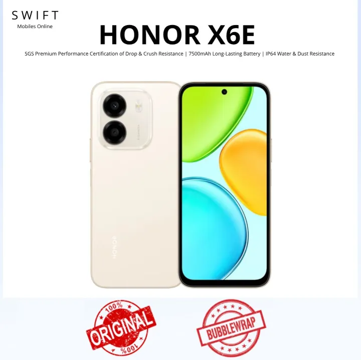 Honor X6E 4G (4+4+128) - 100% Original Warranty Honor Malaysia