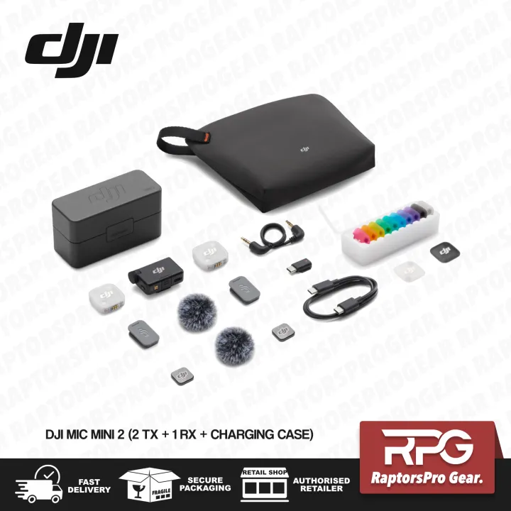 DJI Mic Mini 2 - High-Quality Audio | Mixed Device Transmission | 3 Voice Tone Presets | 2-Level Noise Cancelling