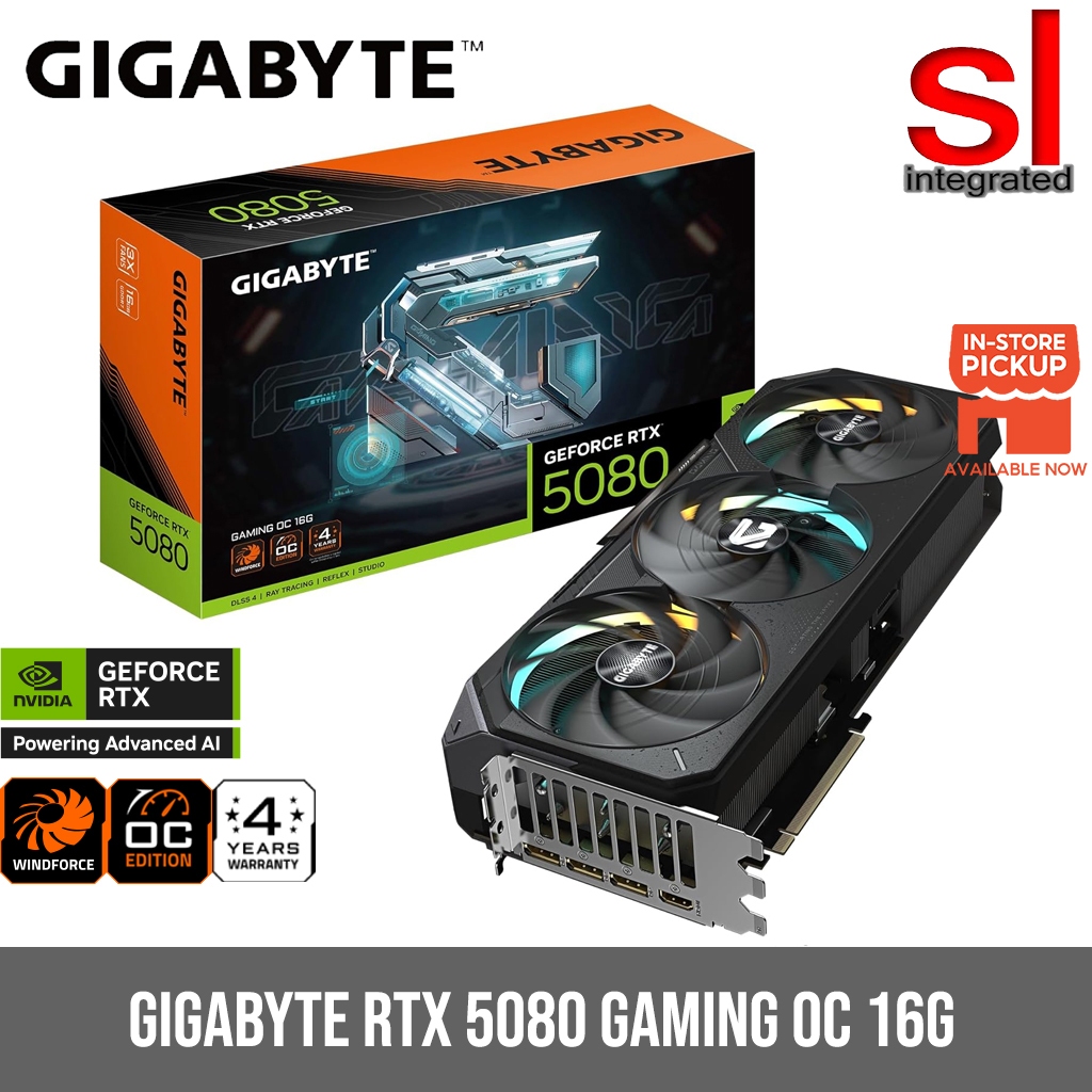 Gigabyte GeForce RTX™ 5080 GAMING OC 16G GDDR7 | Shopee Malaysia