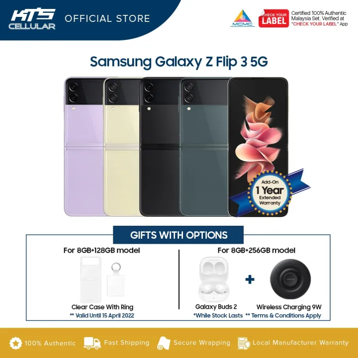 Samsung Galaxy Z Flip 3 5G Smartphone - Original 1 Year Warranty by Samsung Malaysia | Lazada Malaysia