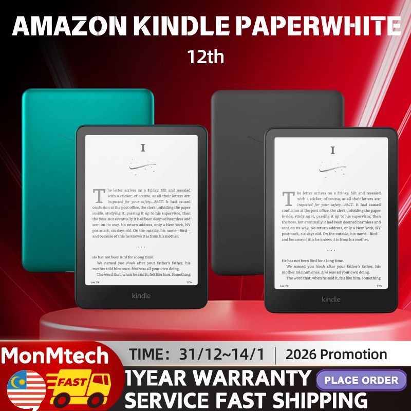 Amazon Kindle Paperwhite 12th Generation Tablet Signature Edition | Shopee Malaysia