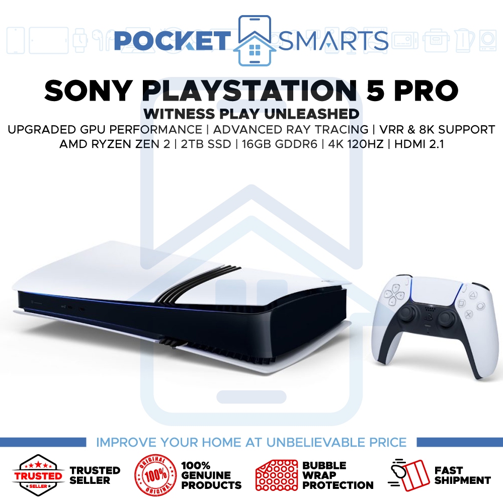 [Malaysia Set] Sony PlayStation 5 Pro / Sony PS5 Pro (2TB SSD) 1 Year Sony Malaysia Warranty | Shopee Malaysia