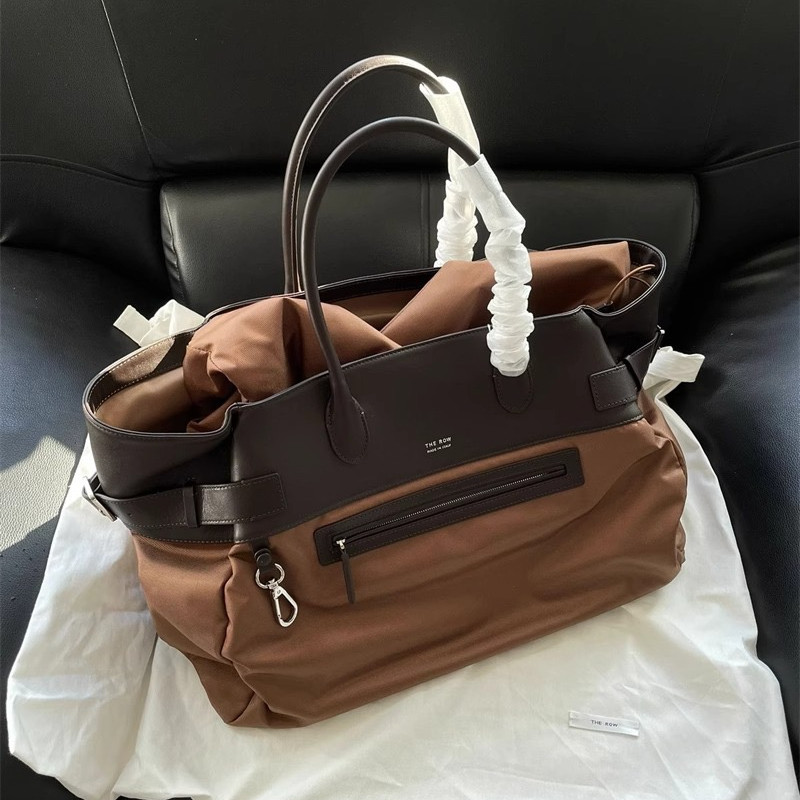 The Row Nylon Tote Bag Casual Large Capacity Handbag Canvas Shoulder Bag | Shopee Malaysia