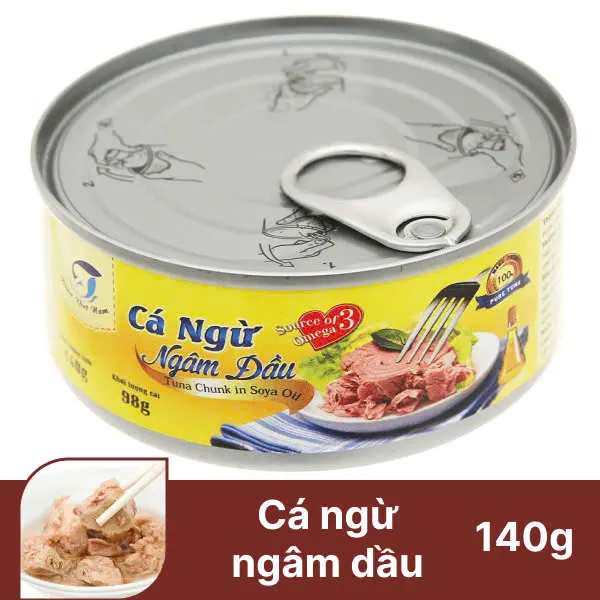 THỊT HỘP - Cá ngừ ngâm dầu Tuna Việt Nam hộp 140g B22 | Lazada Việt Nam