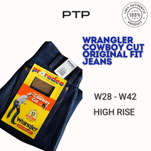 Wrangler Cowboy Cut Original Fit Jeans 13MWZ | Shopee Malaysia