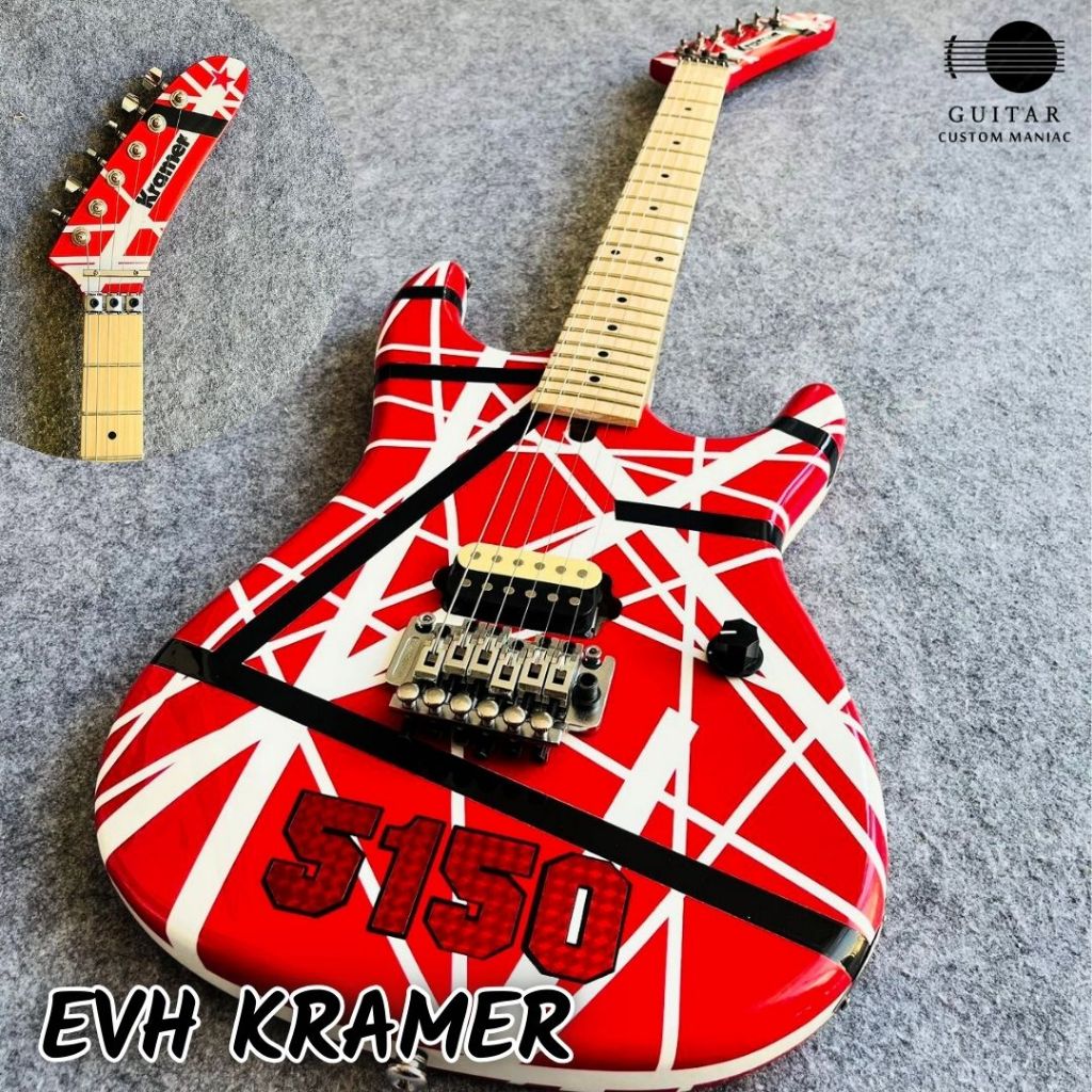 GCM EVH Kramer 5150 Striped Series Electric Guitar (Custom Made, Oversea Ready Stock) | Shopee Malaysia