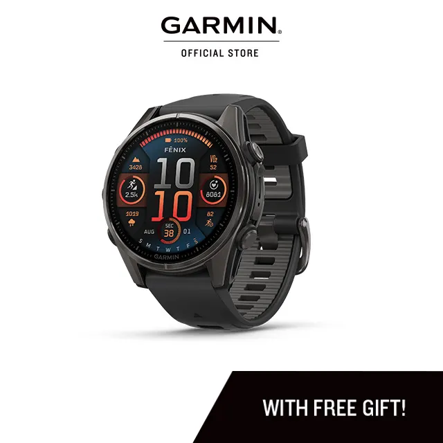 Garmin Fenix 8 - Sapphire Glass & Amoled Premium Multisport Smartwatch GPS | Lazada Malaysia