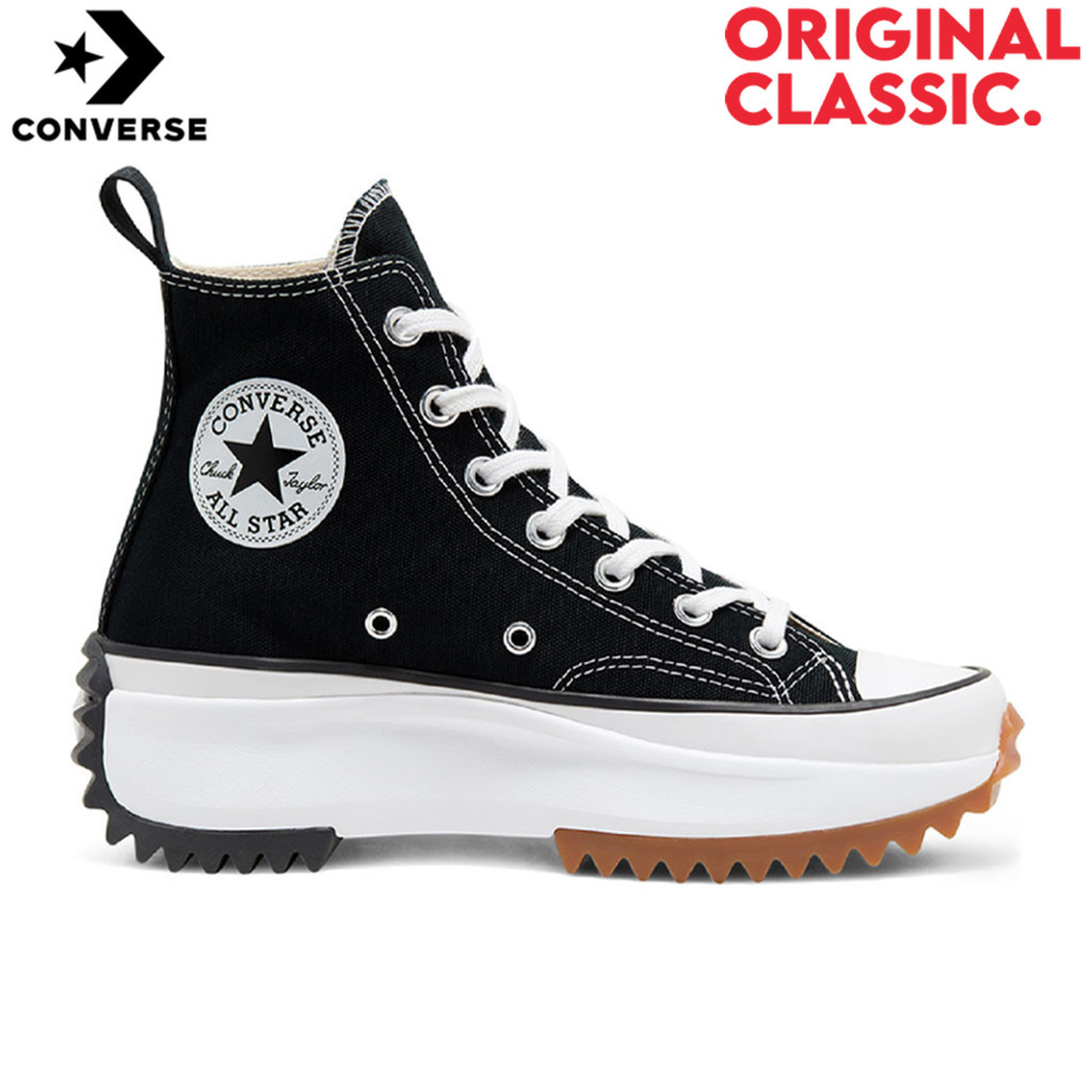 Converse Run Star Hike Platform - Black | Shopee Malaysia