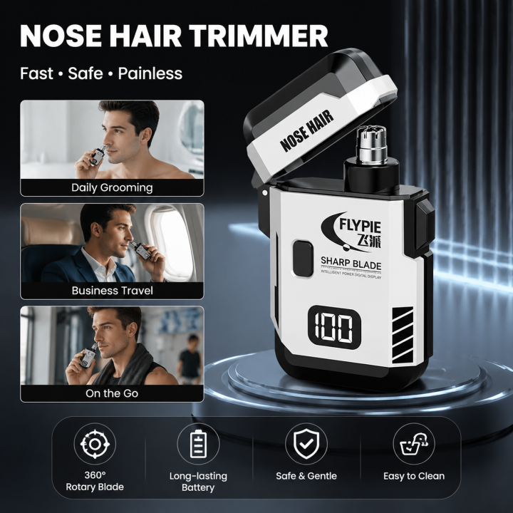 Electric Nose Hair Trimmer USB Rechargeable Portable Ear & Nose Clipper for Men Women Grooming Tool 5W | Lazada Malaysia