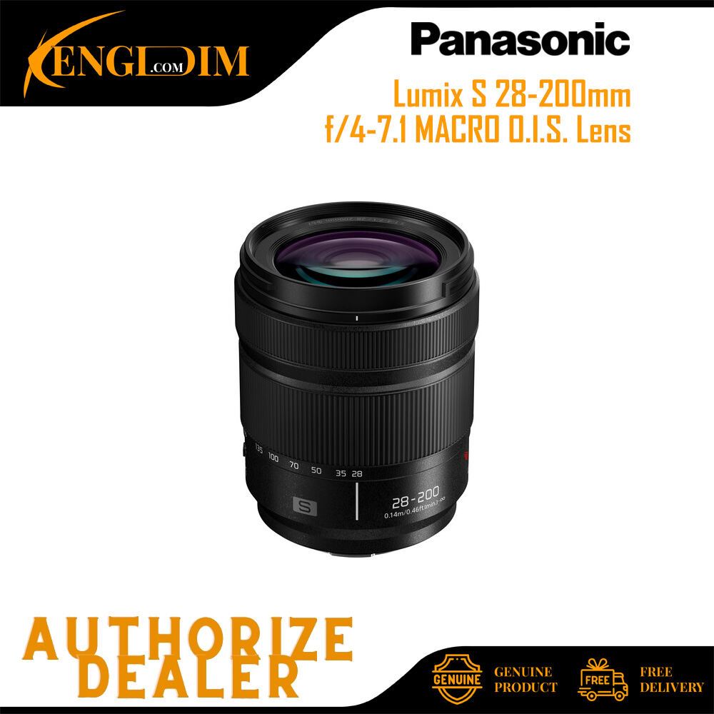 Panasonic Lumix S 28-200mm f/4-7.1 MACRO O.I.S. Lens