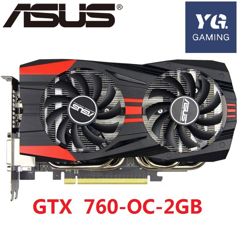 ASUS GTX 760 2GB 256Bit GDDR5 Video Cards for nVIDIA Geforce GTX760 Used VGA Cards stronger than GTX 750 TI | Shopee Malaysia