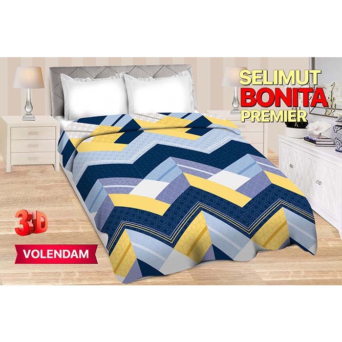 Bonita Premier Blanket - Bonita Premier Blanket 160x200 cm Volendam Motif | Shopee Malaysia