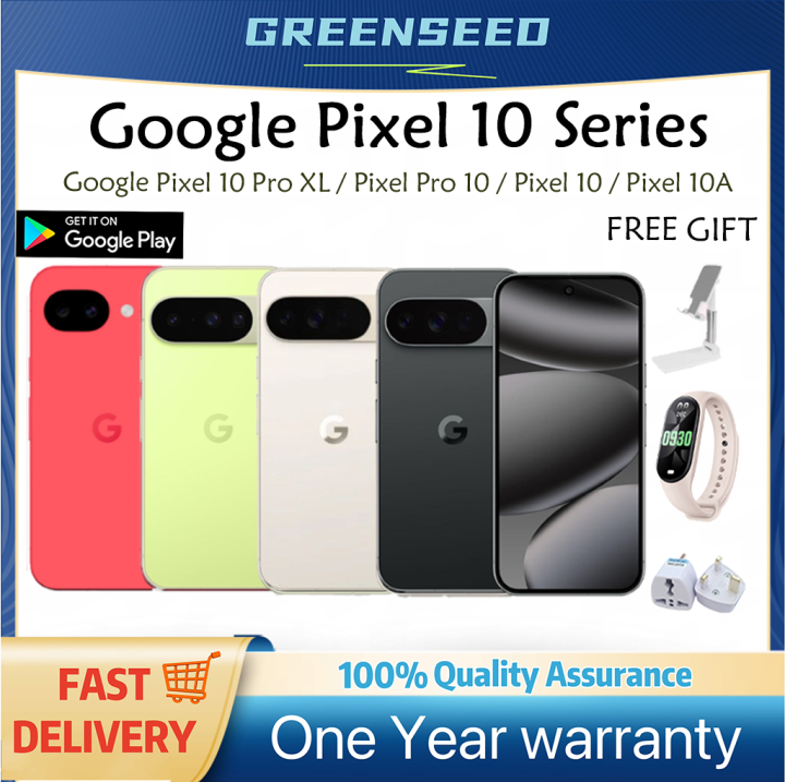 【US version】Google Pixel 10 Series SmartPhone | Google Pixel 10 Pro | Google Pixel 10 Pro XL | Google Pixel 10A | Google Pixel 10 |Google Tensor G5 | 6.3”inchs 120Hz LTPO OLED Screen | 5200mAh | Google Phone