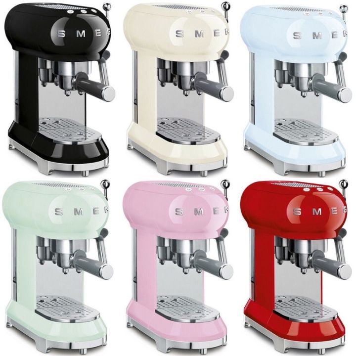 SMEG Coffee Machine 50's Retro Style ECF01 | Lazada Malaysia