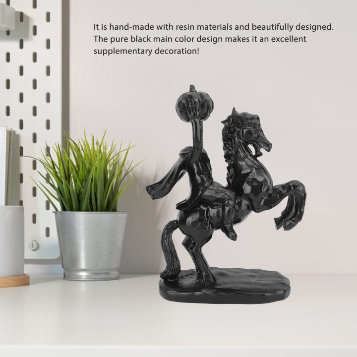 Headless Horseman Statue Headless Horseman Figurines 22cm Height for Home | Lazada Malaysia