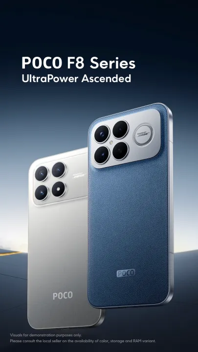 POCO F8 Ultra | Snapdragon® 8 Elite Gen 5, 6500mAh battery&100W Charging, Sound by Bose | Lazada Malaysia