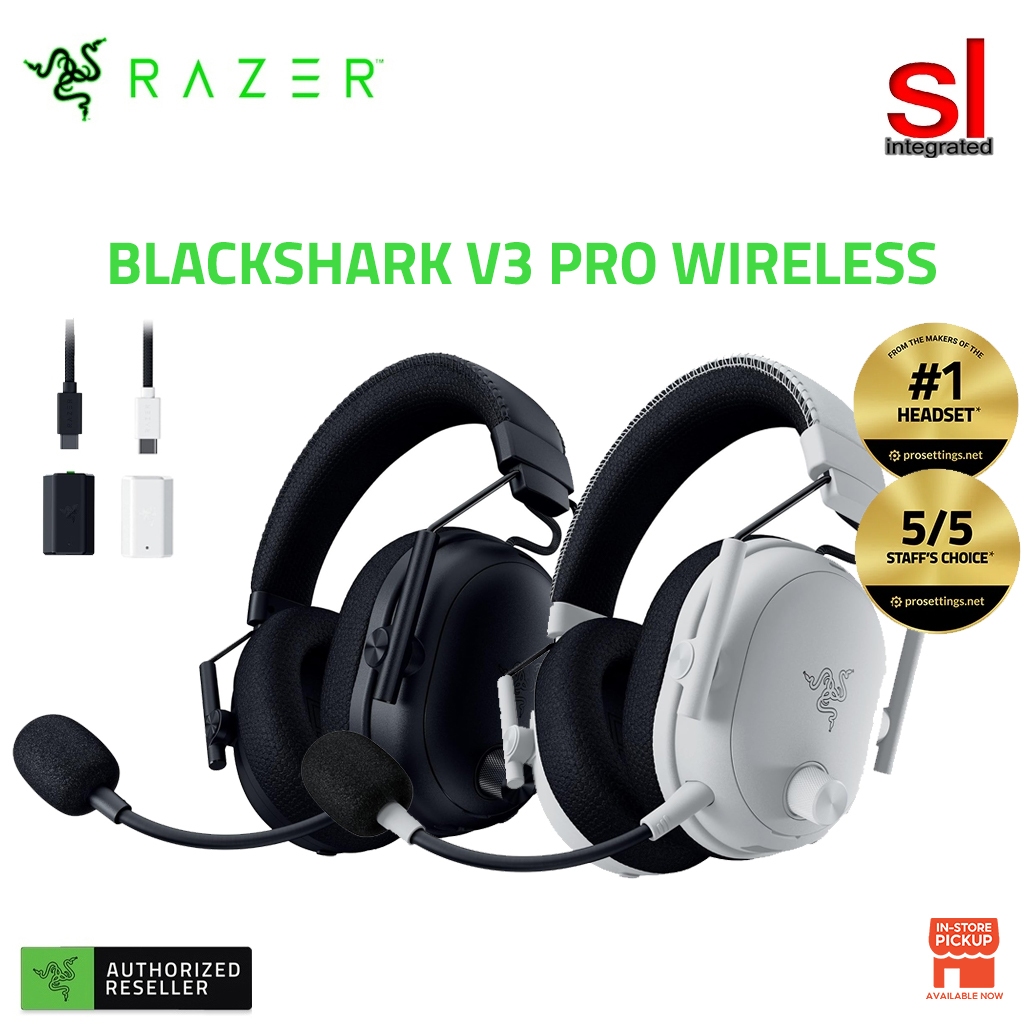 Razer BlackShark V3 Pro Wireless ANC Gaming Headset -Black/White