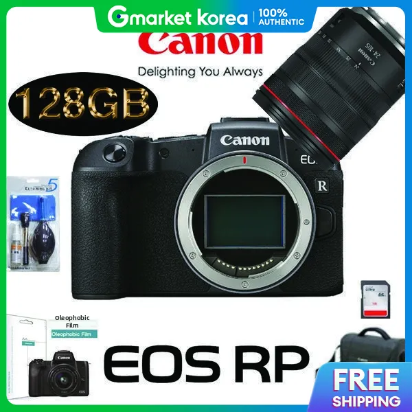 Canon | Eos Rp + Rf 24-105mm F4L Is Usm + Dslr Bag + 128Gb + Tripod. Everyones Full-Frame for Enjoying