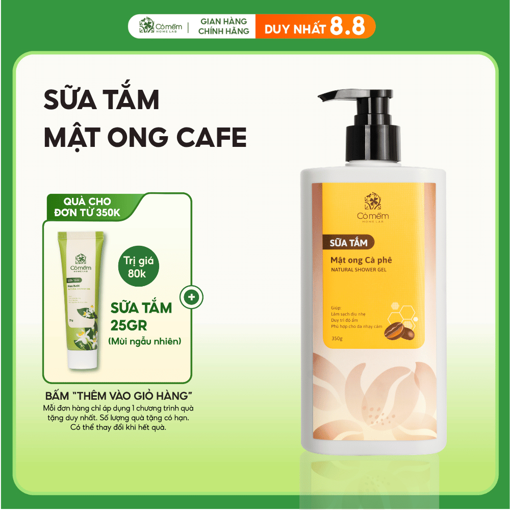 Sữa Tắm Mật Ong Cà Phê Làm Sạch Da Duy Trì Độ Ẩm Tự Nhiên Cho Da Mềm Mịn Cỏ Mềm 350g | Shopee Việt Nam