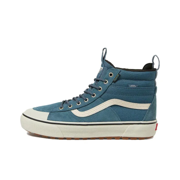 Vans SK8 HI Thermal Waterproof High top Skateboard Shoes Men's Blue | Lazada Malaysia