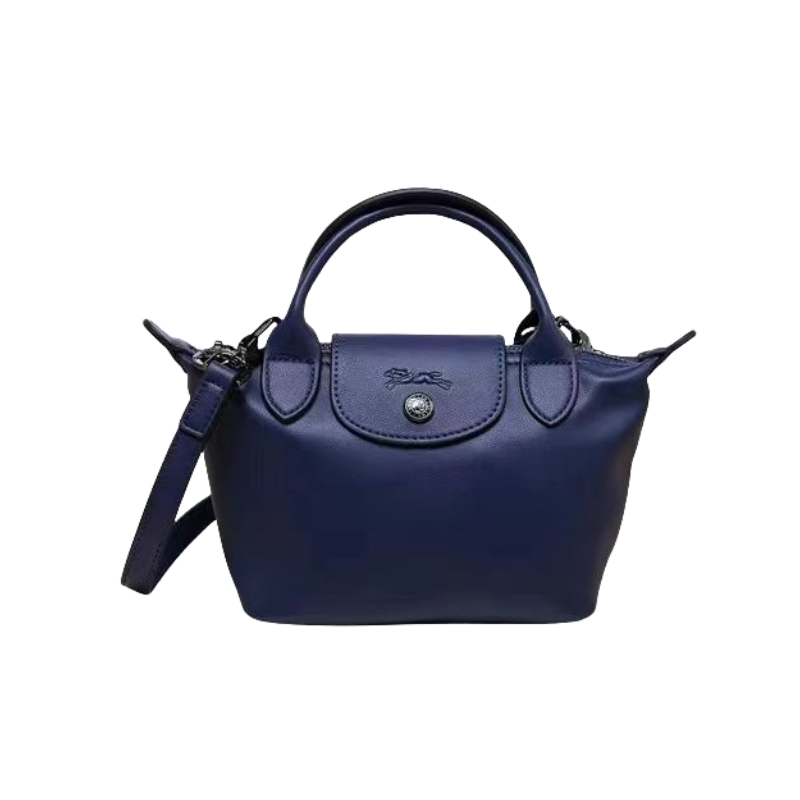 Cửa hàng chính thức Longchamp Túi đeo chéo nữ LE PLIAGE XTRA Series Túi xách danữ Dây đeo vai có thể tháo rời Túi bánh bao Da cừu Túi điện thoại di động nữ Ví