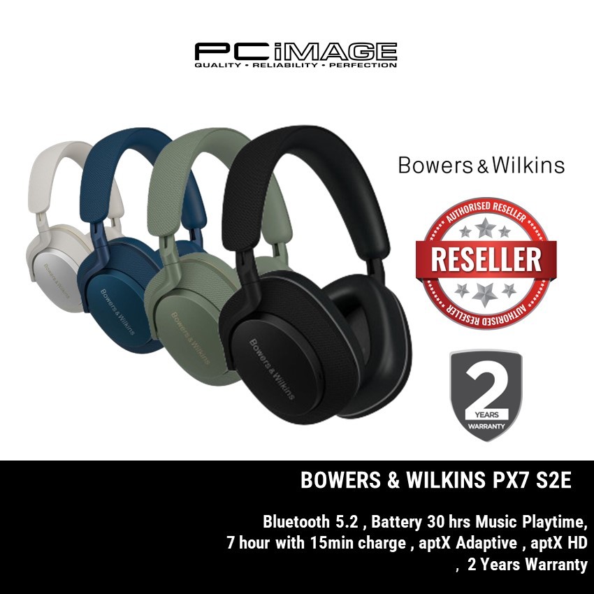BOWERS & WILKINS PX7 S2E Over-ear Noise Canceling Headphones/Best Wireless 2023 | Shopee Malaysia