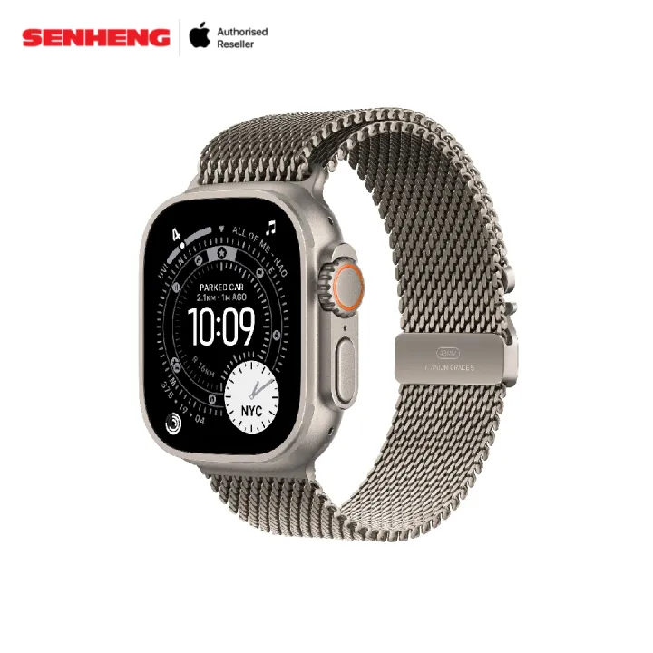 Apple Watch Ultra 3 GPS + Cellular with Titanium Case and Milanese Loop 49mm | Lazada Malaysia