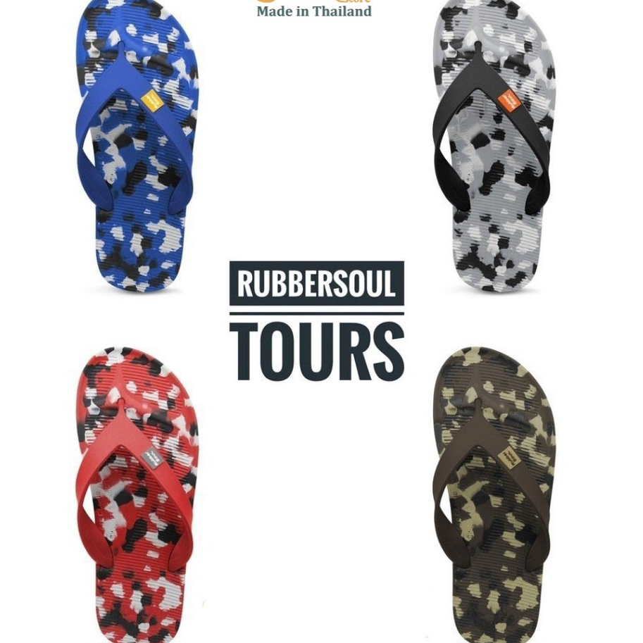 RUBBER SOUL- TOURS super soft Thai camouflage men's flip-flops. | Shopee Malaysia