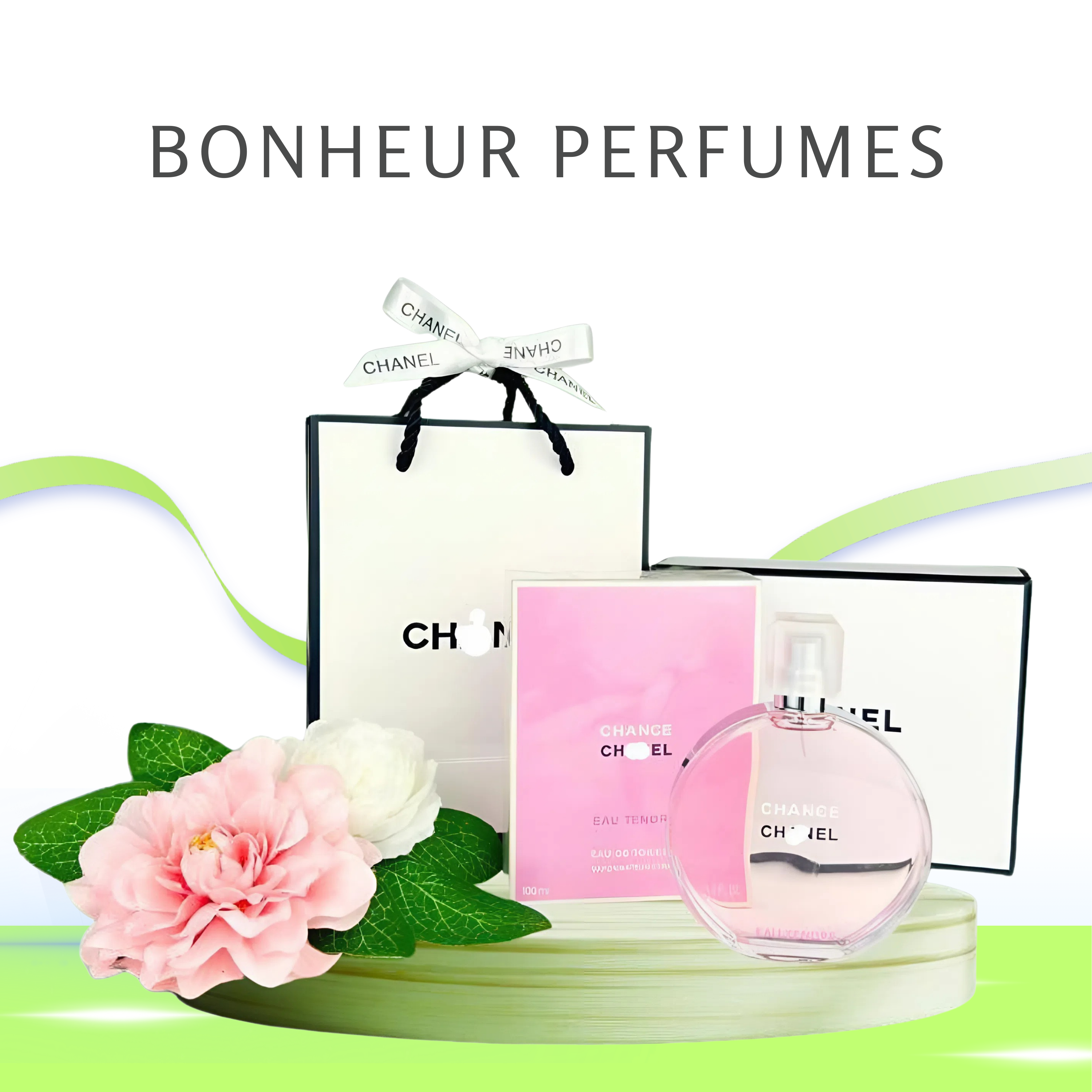 Hộp quà tặng nước hoa Nữ Chanel Chance Eau Tendre EDT_ 100ml_ Nữ tính Dịu dàng Quyến rũ