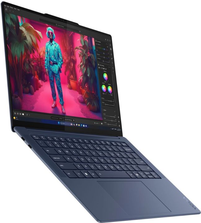 Lenovo Yoga Slim 7x Copilot+ PC,14.5" 4K OLED Touch, Snapdragon X Elite,32GB ram,2TB SSD,Cosmic Blue | Lazada Malaysia