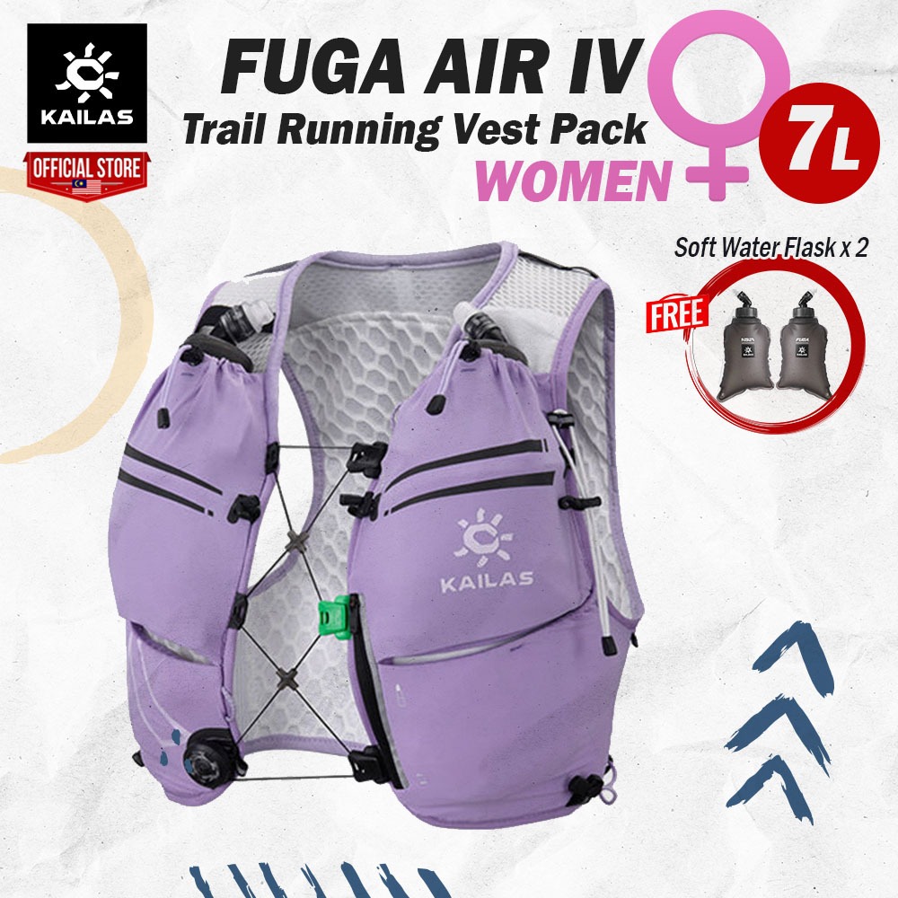 [7L] Kailas Fuga Air 7 IV Trail Running Vest Pack 7L Women | Shopee Malaysia