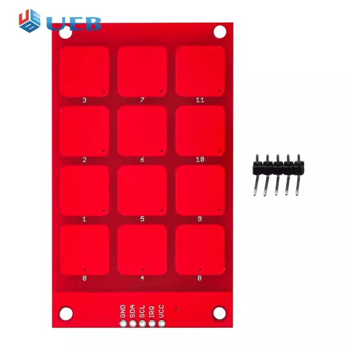 MPR121 Capacitive Touch Keypad I2C Interface Capacitive Touch Sensor Key Board Keypad Sensitive Key Keyboard for Arduino | Lazada Malaysia