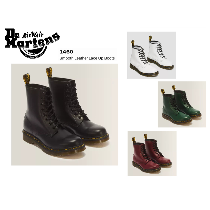 Dr.Martens 1460 Smooth Leather Lace Up Boots | Shopee Malaysia